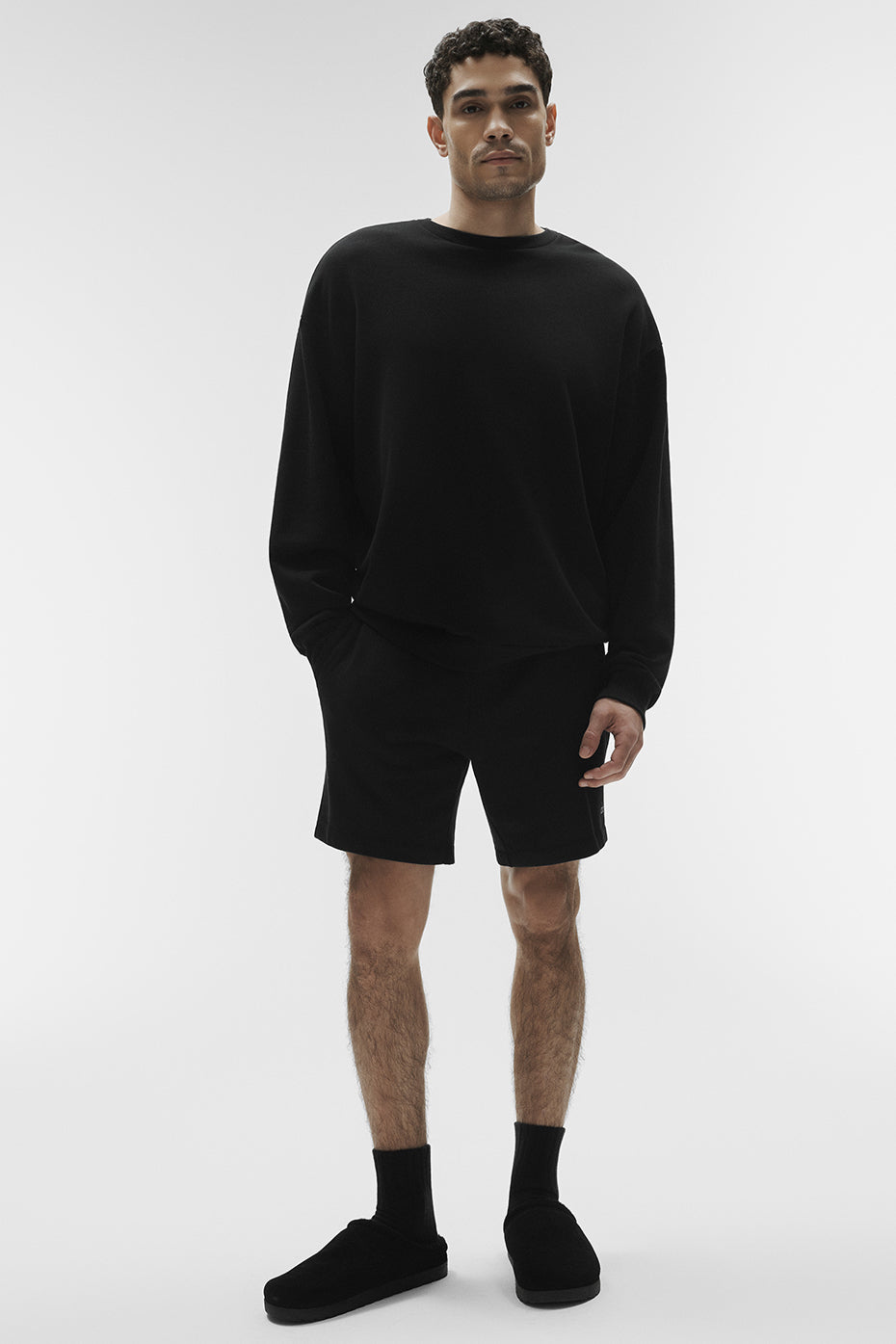 Chill Crew Neck Pullover - Black--0