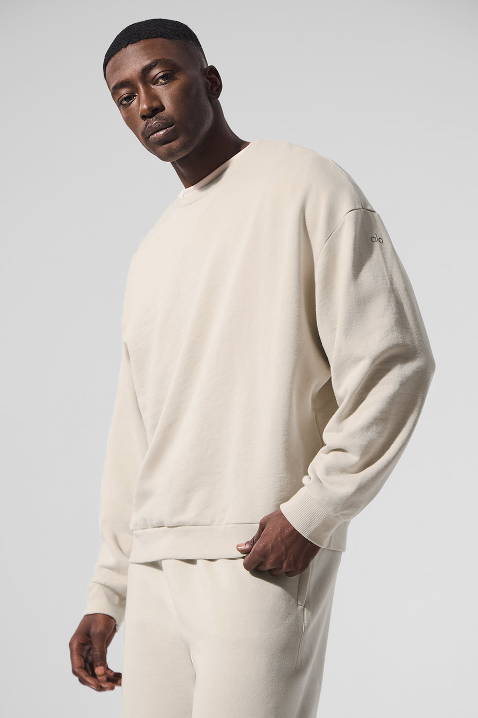 Chill Crew Neck Pullover - Bone--2