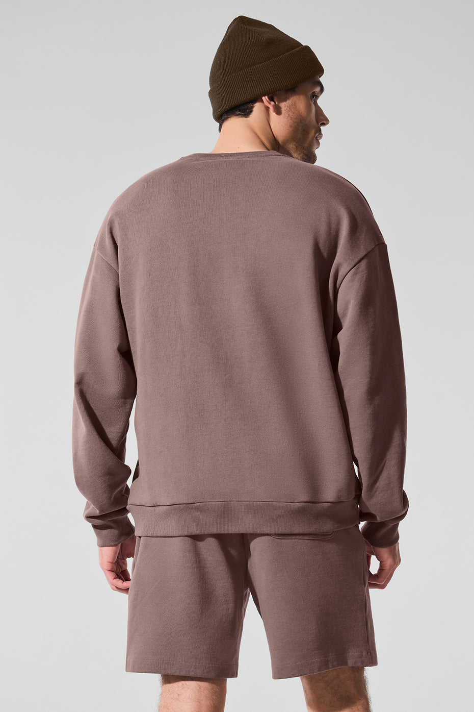 Chill Crew Neck Pullover - Mushroom--1