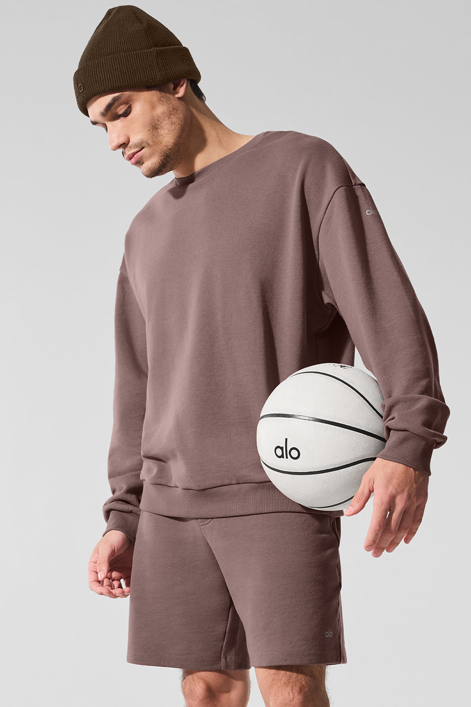 Chill Crew Neck Pullover - Mushroom--2