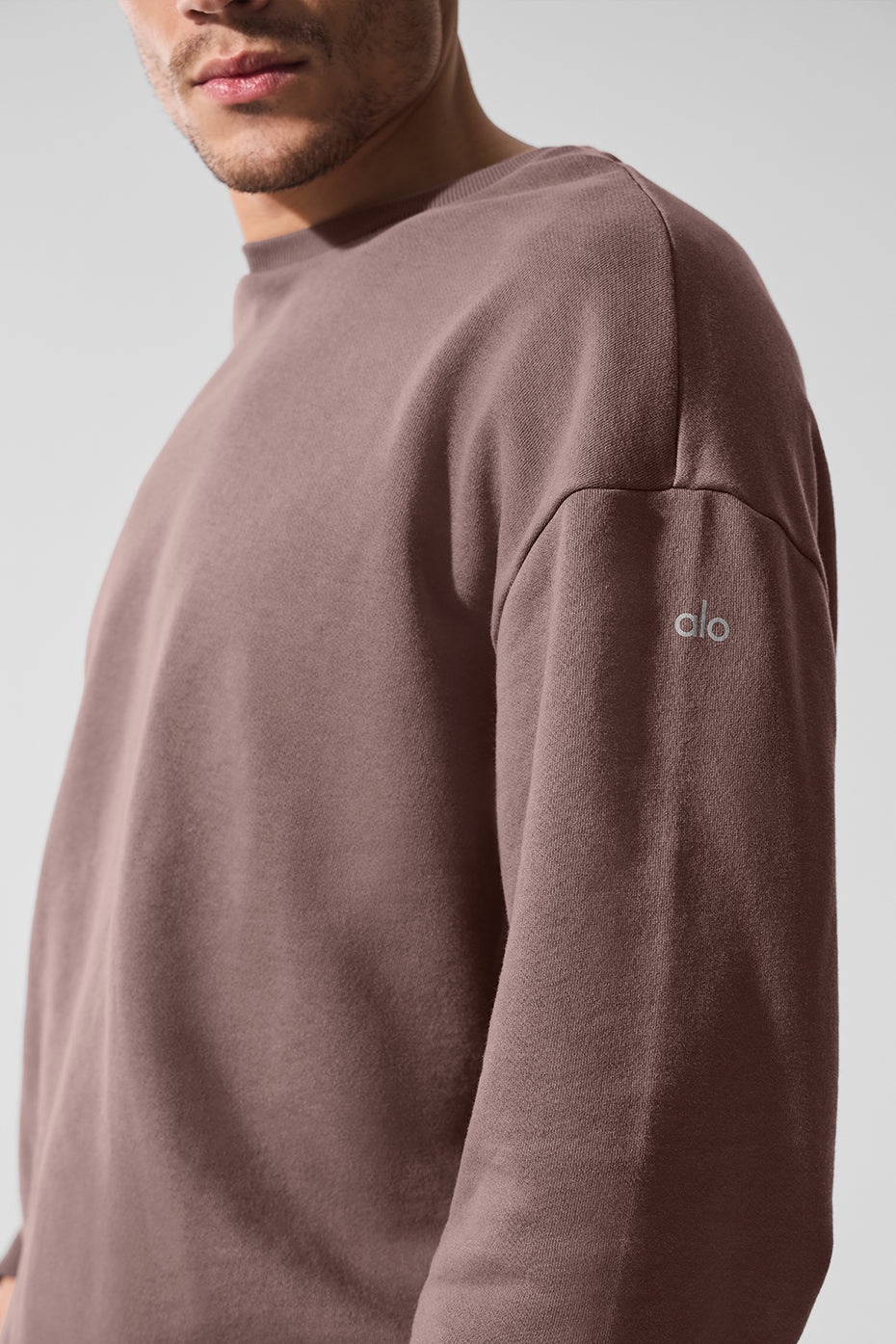 Chill Crew Neck Pullover - Mushroom--3