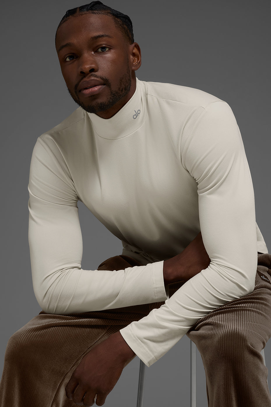 Conquer Reform Mock Neck Long Sleeve - Bone--5