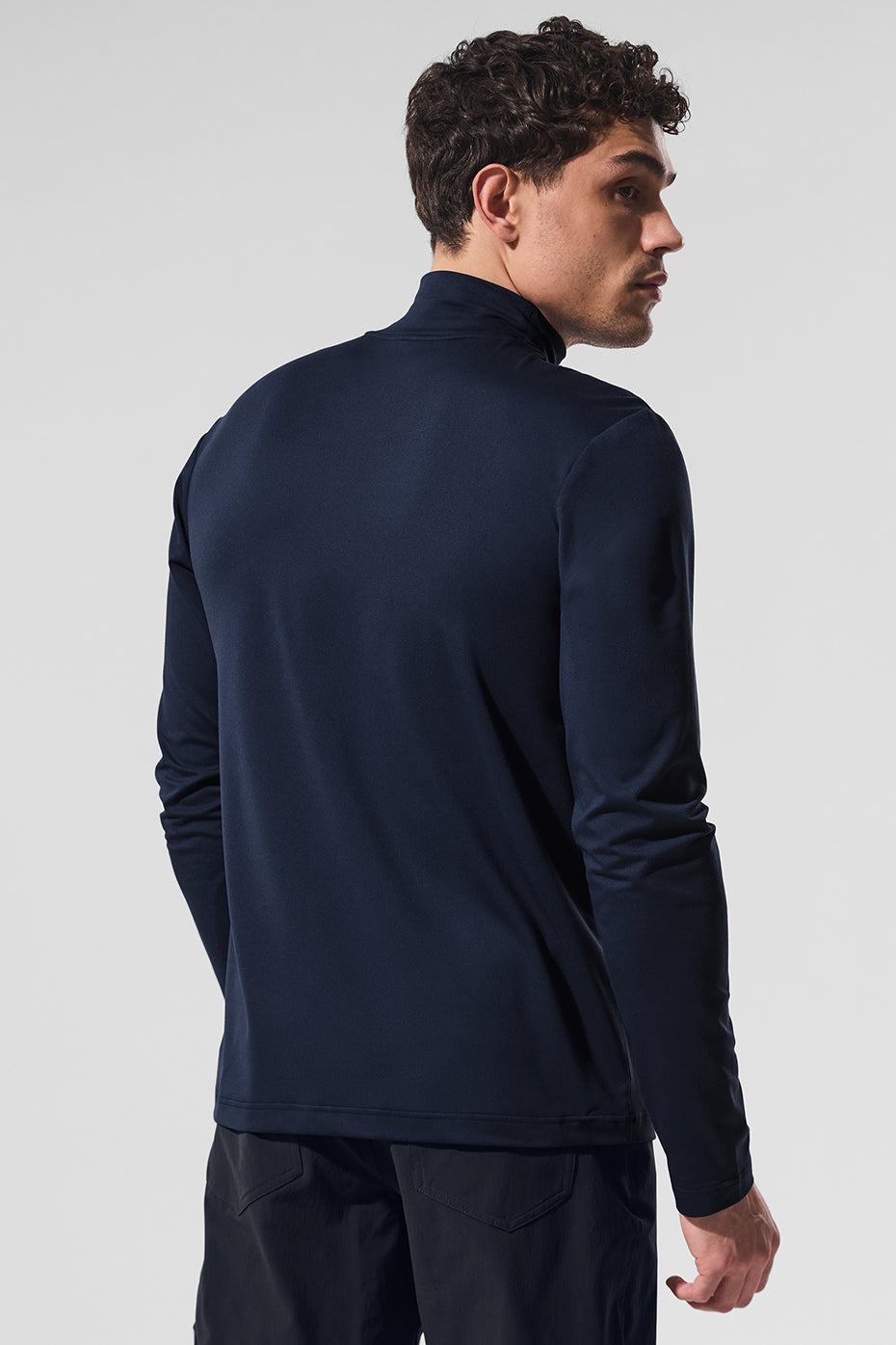 Conquer Reform Mock Neck Long Sleeve - Navy--2
