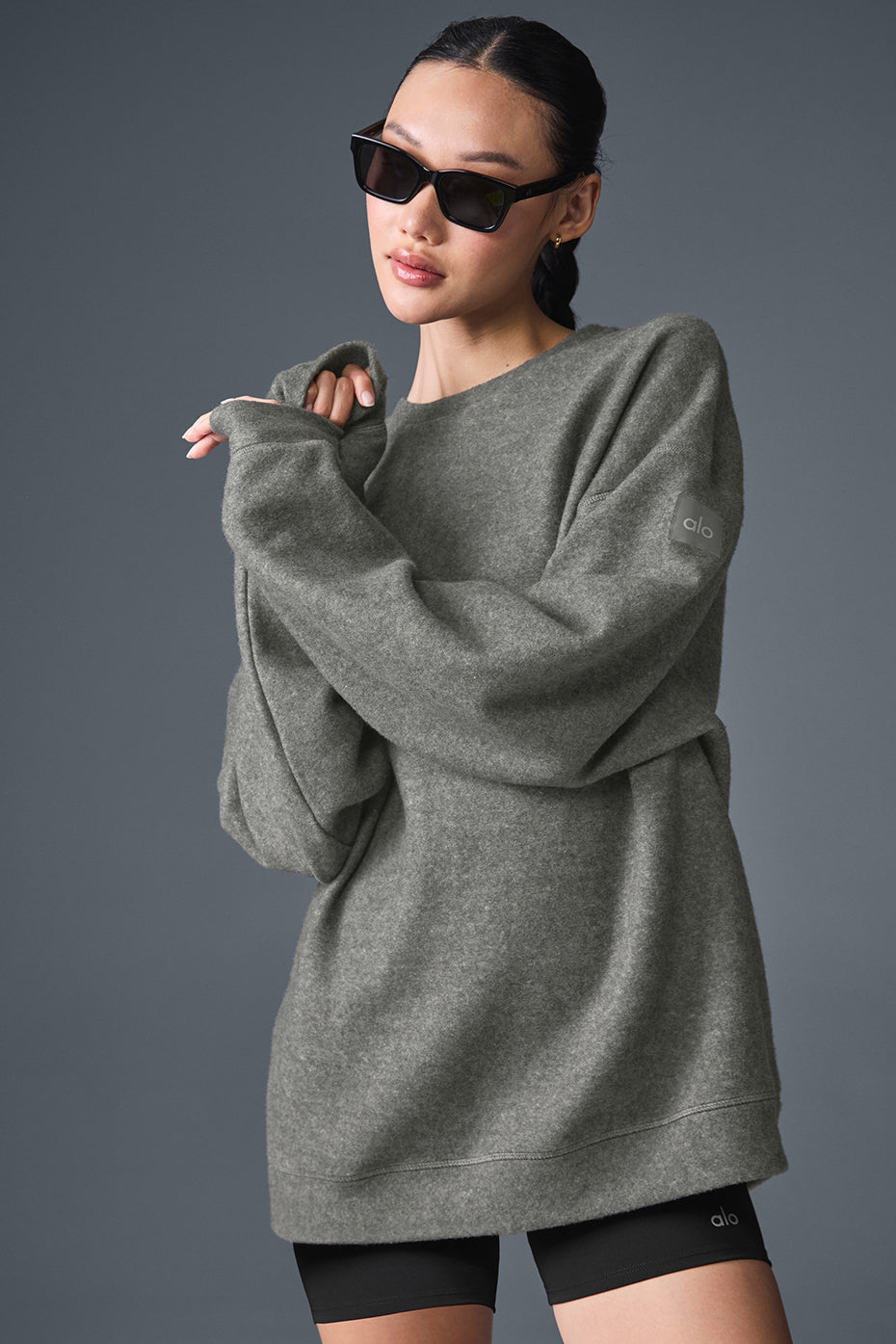 Triumph Restore Crew Neck Sweatshirt - Grey Triblend--0