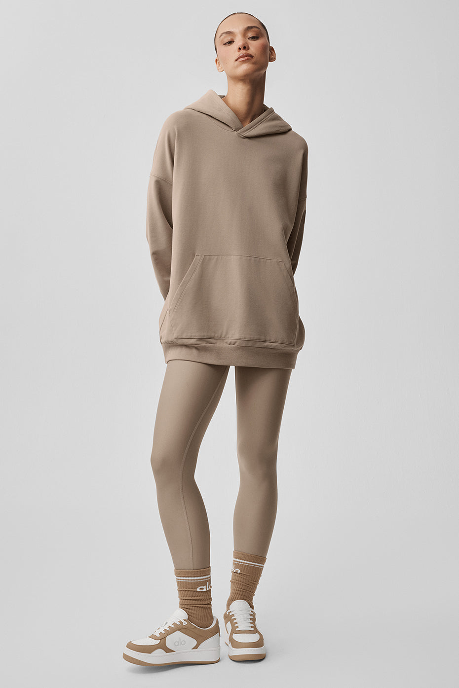 Double Take Hoodie - Gravel--4