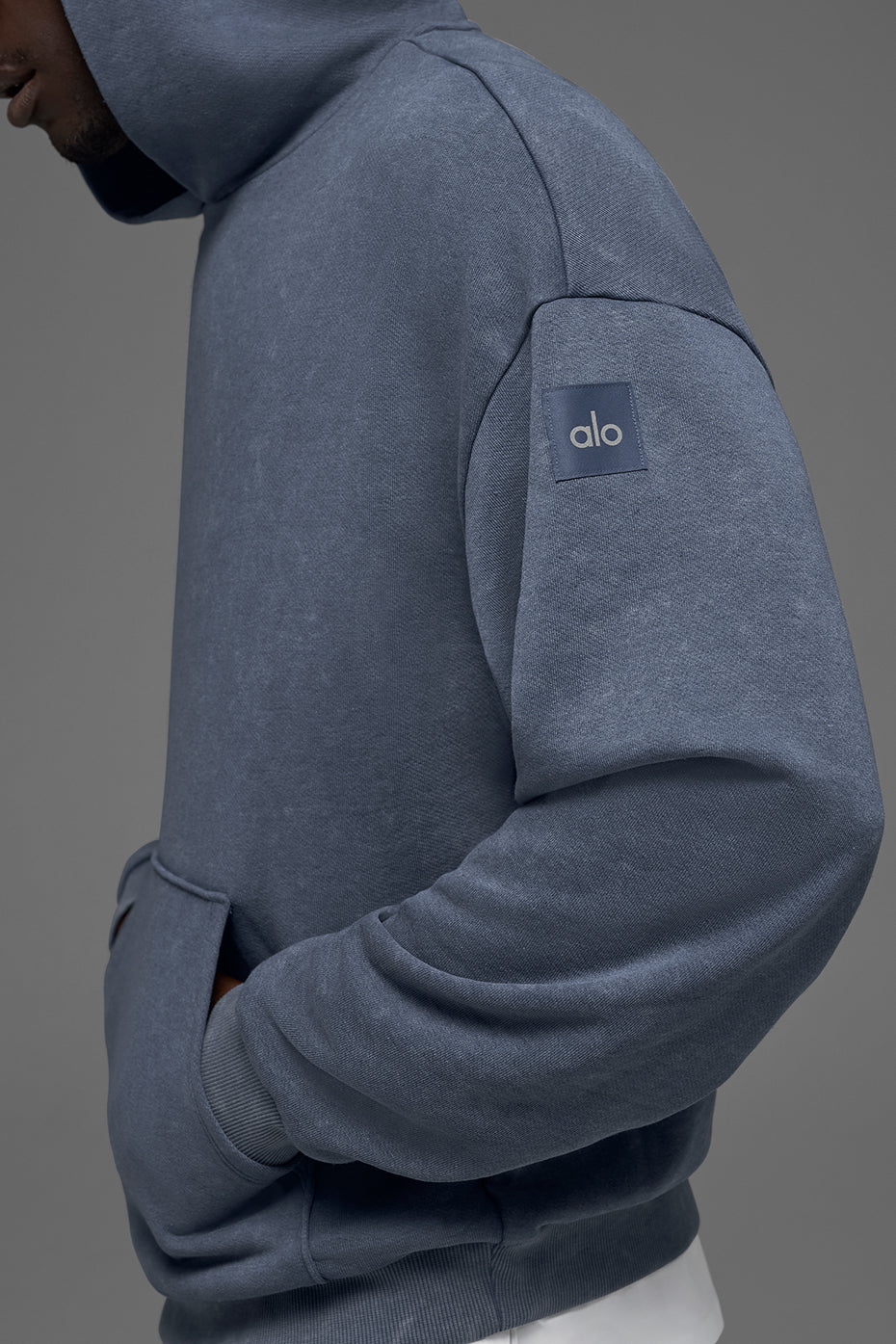 Chill Vintage Wash Hoodie - Bluestone Wash--1