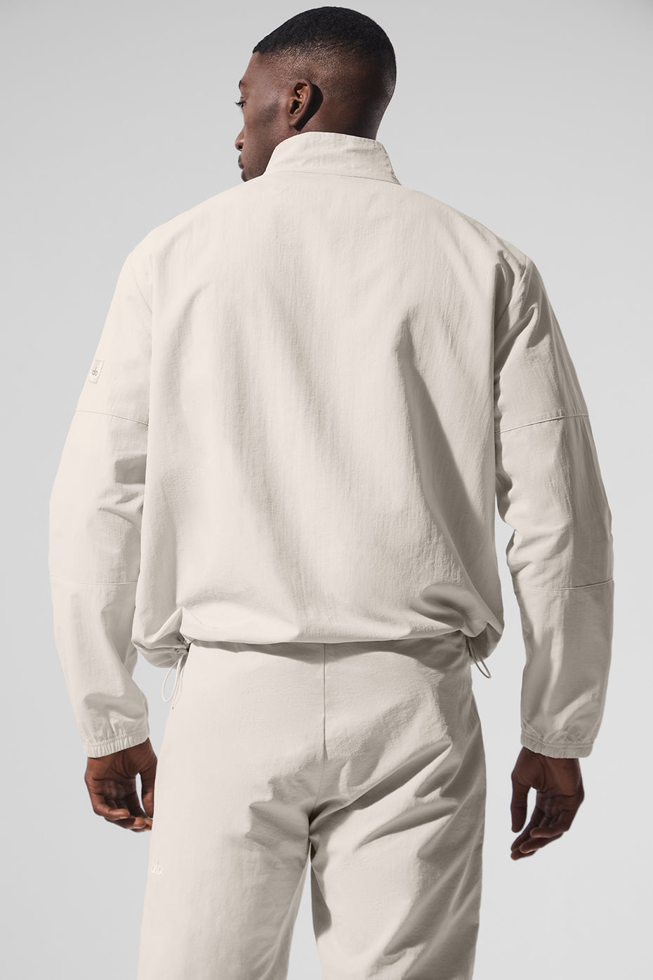 Light Weight Takeaway Track Pullover - Bone--1