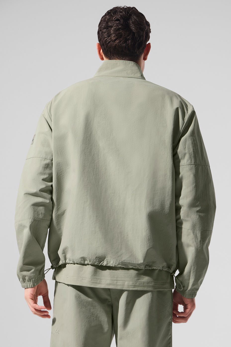 Light Weight Takeaway Track Pullover - Limestone--2