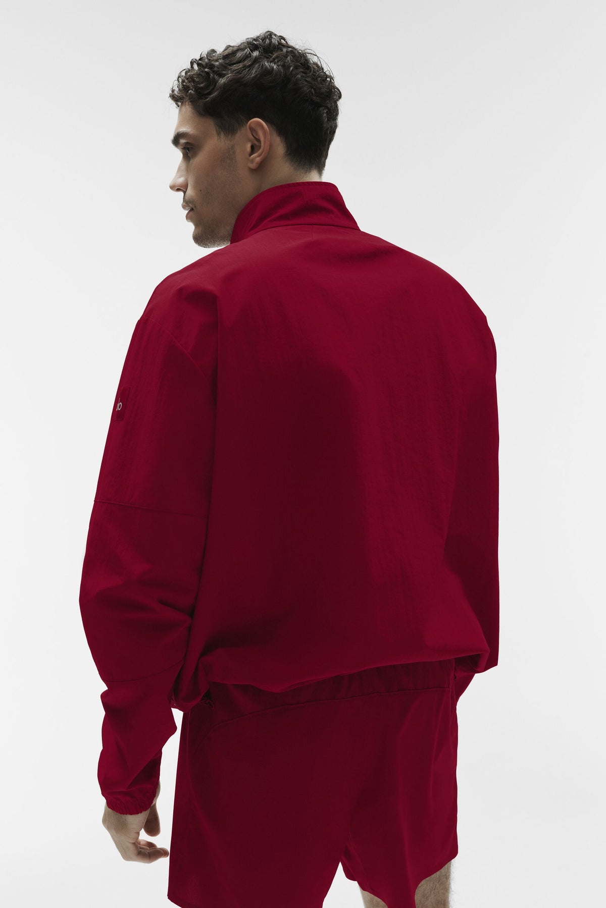 Light Weight Takeaway Track Pullover - Garnet--1