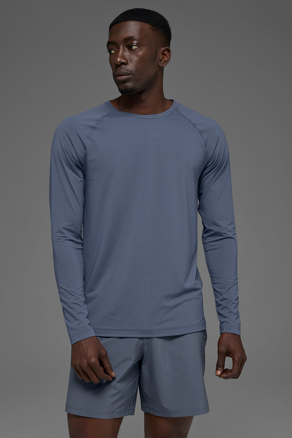 Idol Crewneck Long Sleeve - Bluestone--0