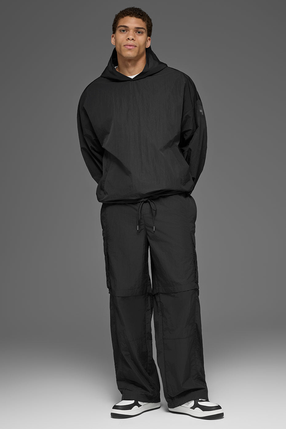 Axis Hooded Pullover - Black--3