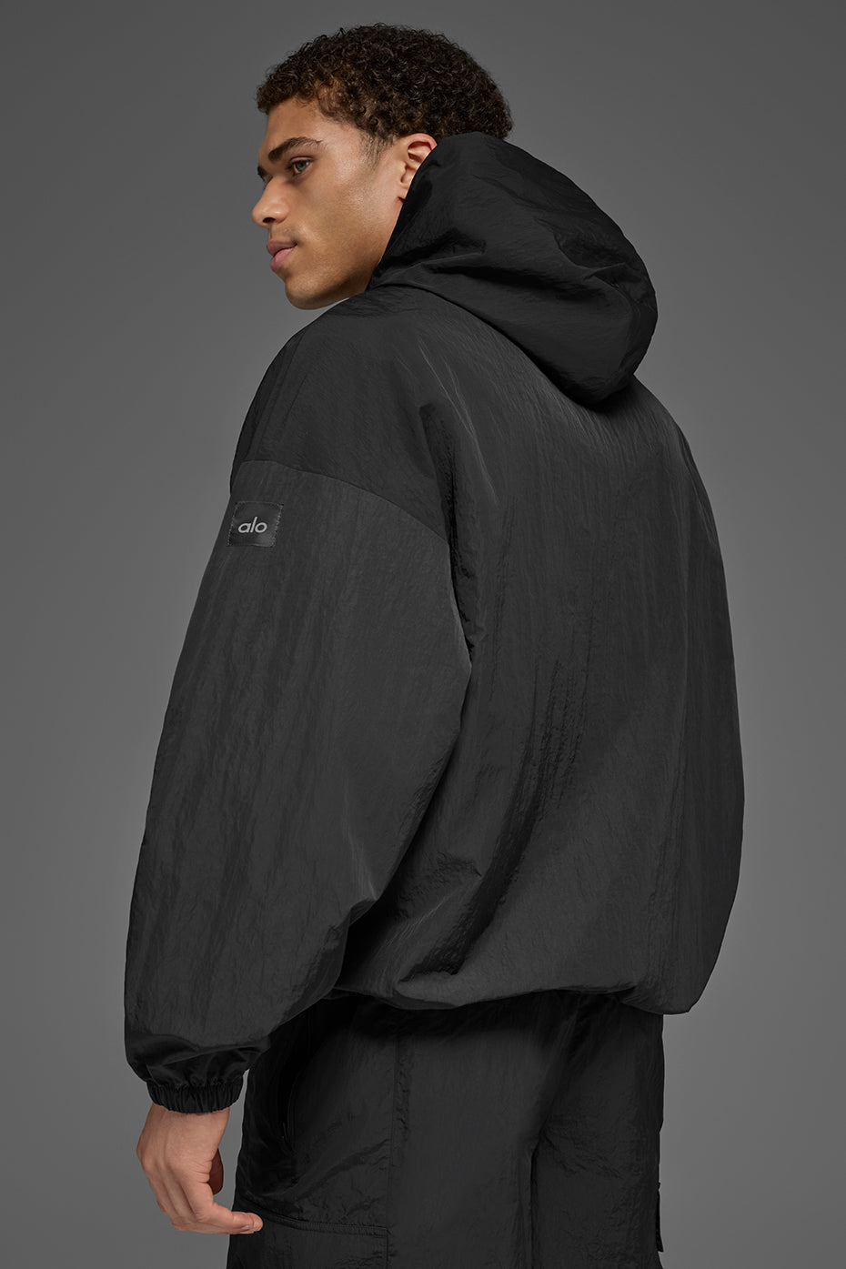 Axis Hooded Pullover - Black--2