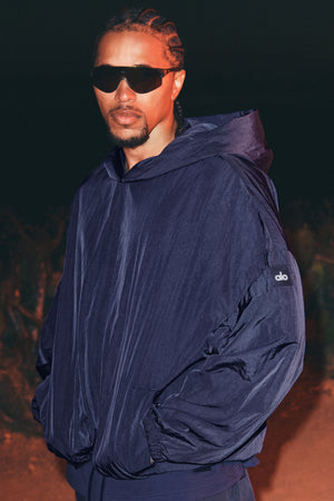 Axis Hooded Pullover - Navy