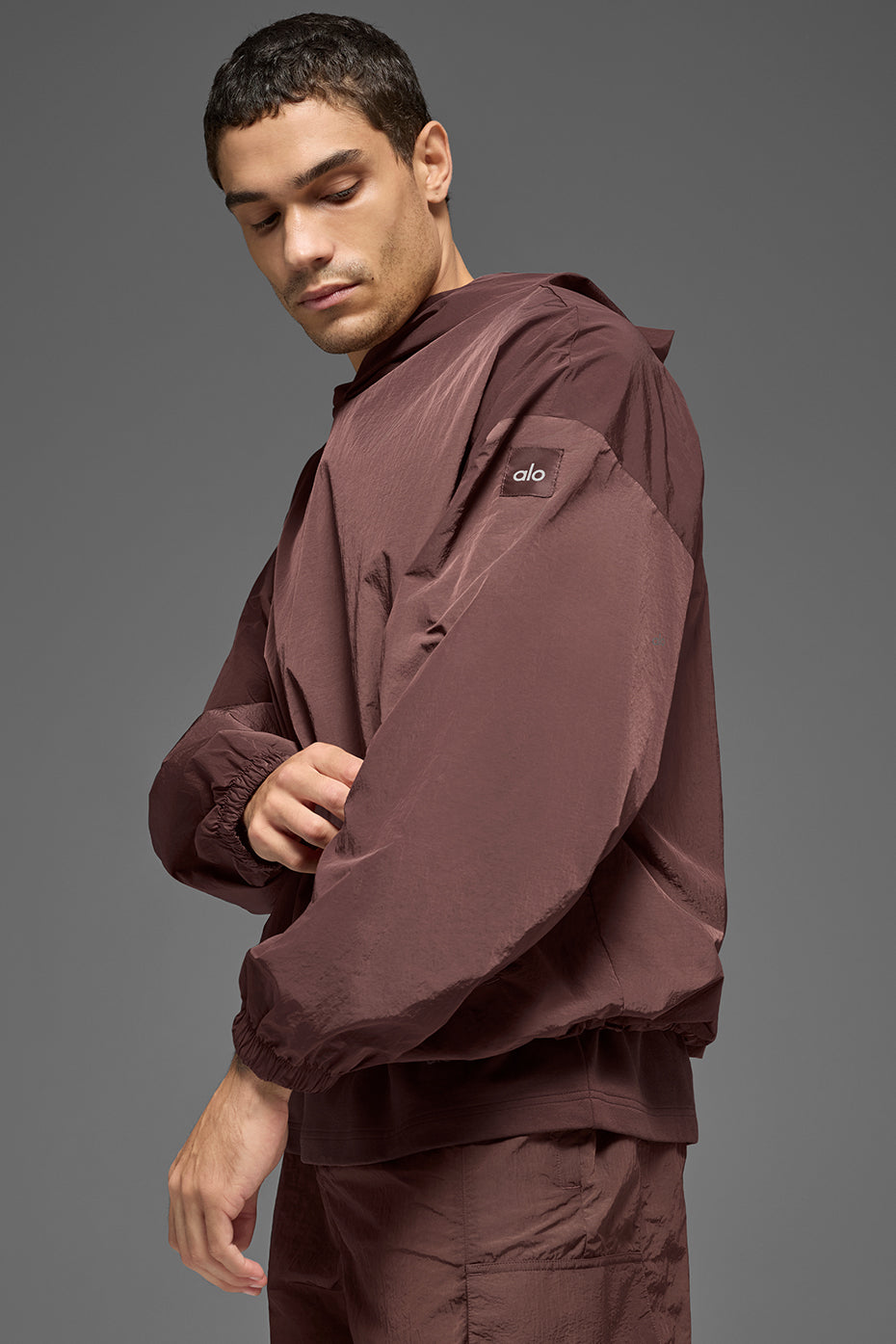 Axis Hooded Pullover - Brownstone--2