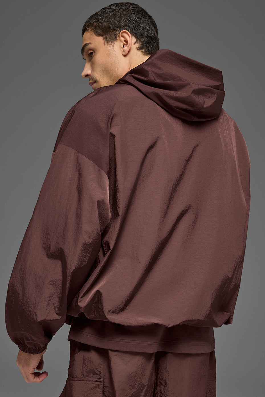 Axis Hooded Pullover - Brownstone--1