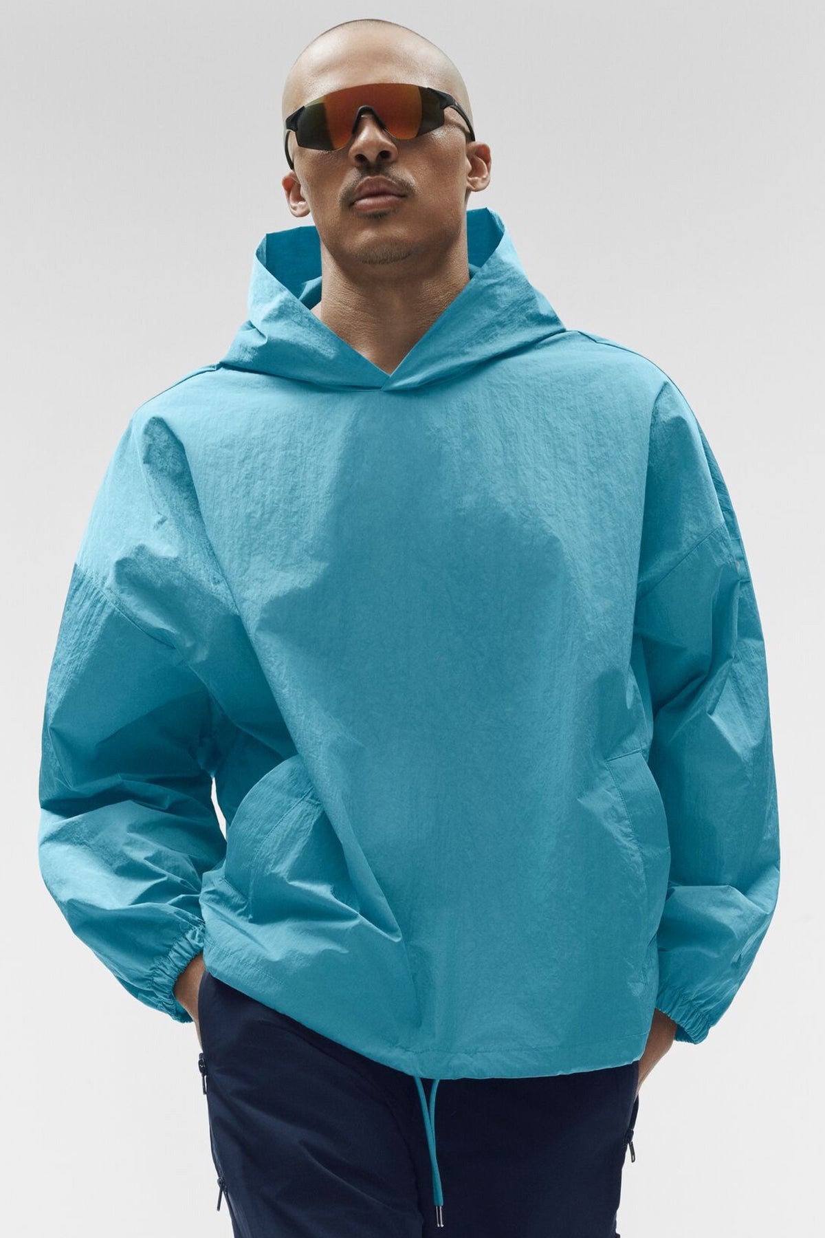Axis Hooded Pullover - Blue Breeze--2