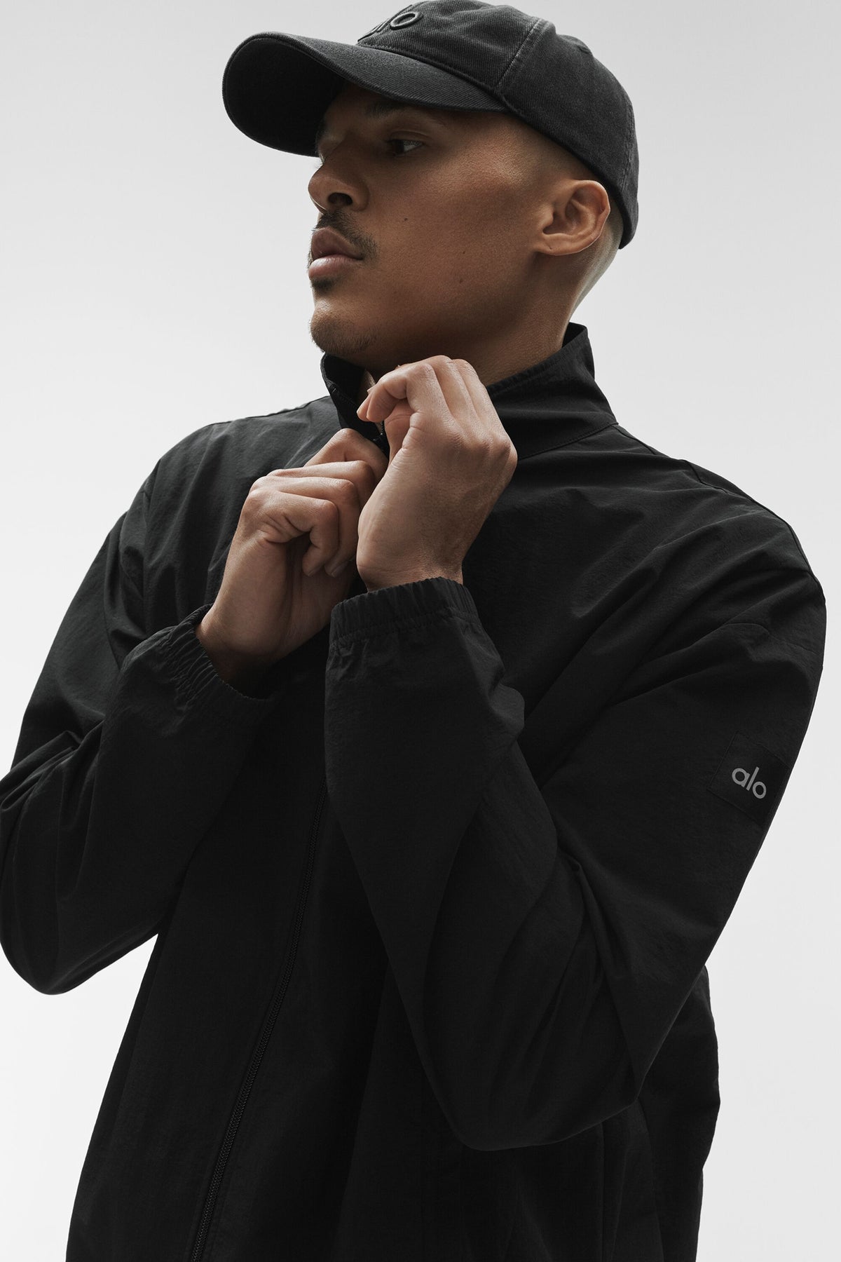 Takeaway Track Full Zip Jacket - Black--4