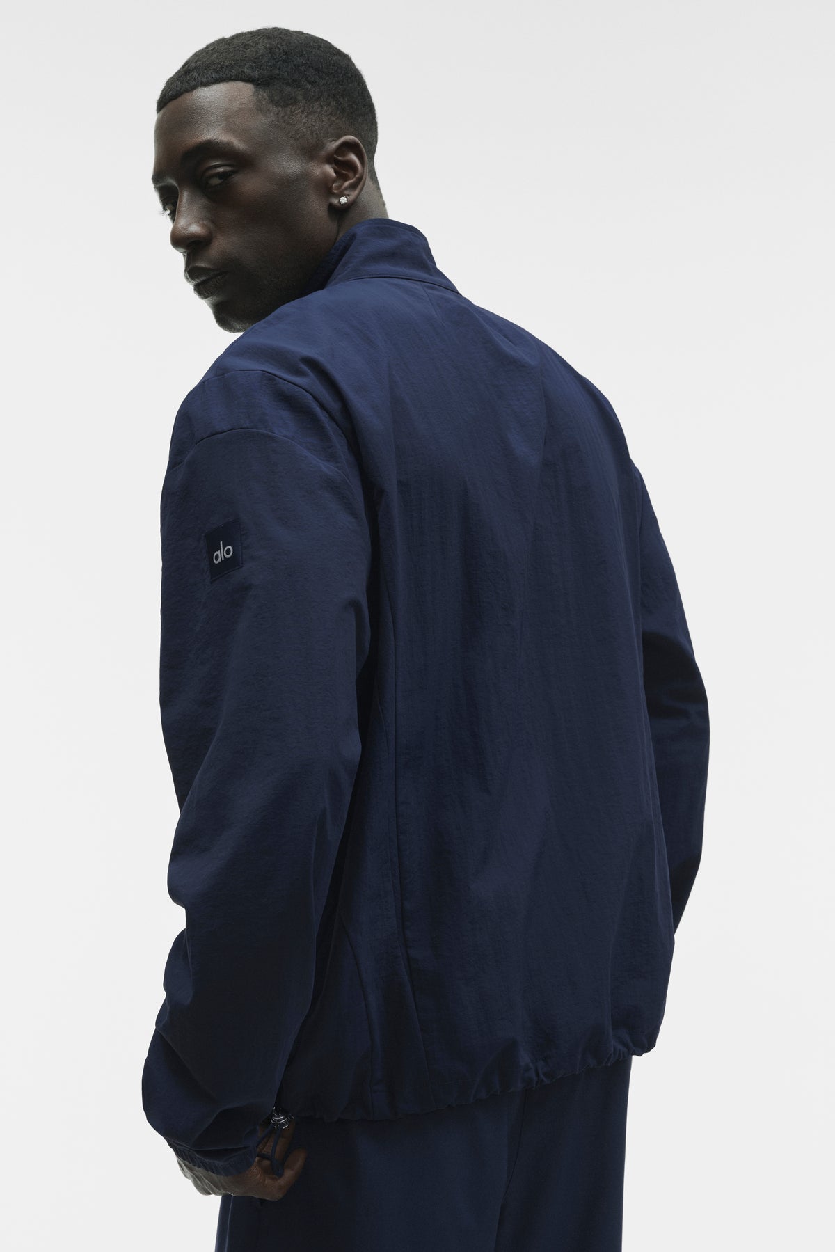 Takeaway Track Full Zip Jacket - Navy--3