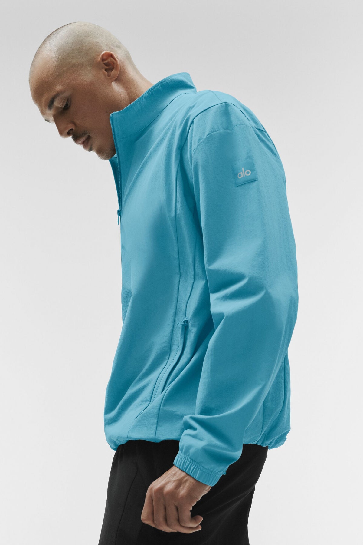 Takeaway Track Full Zip Jacket - Blue Breeze--3