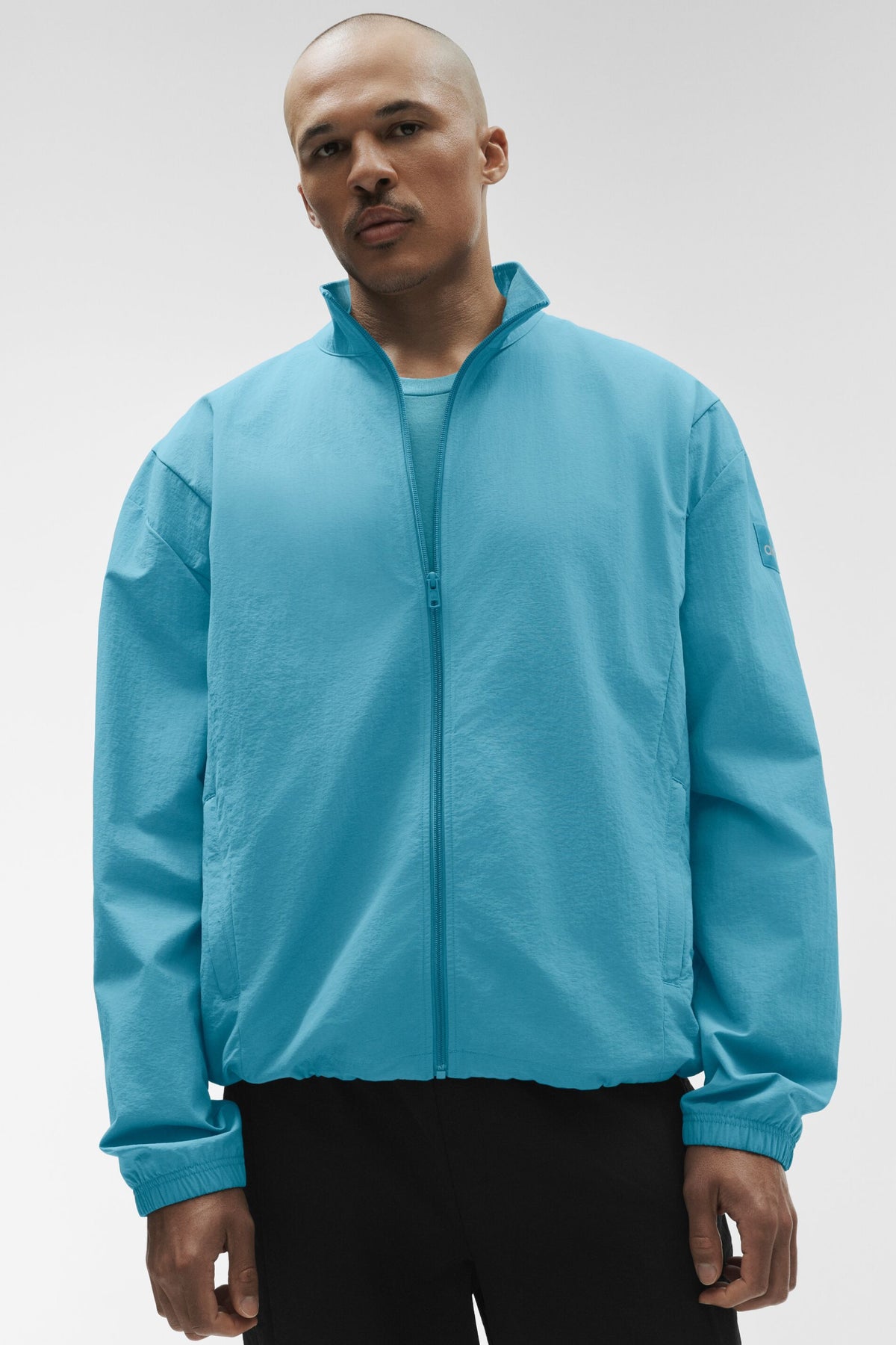 Takeaway Track Full Zip Jacket - Blue Breeze--2