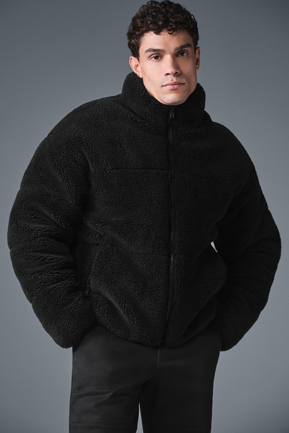 Sherpa Stage Puffer - Black--0