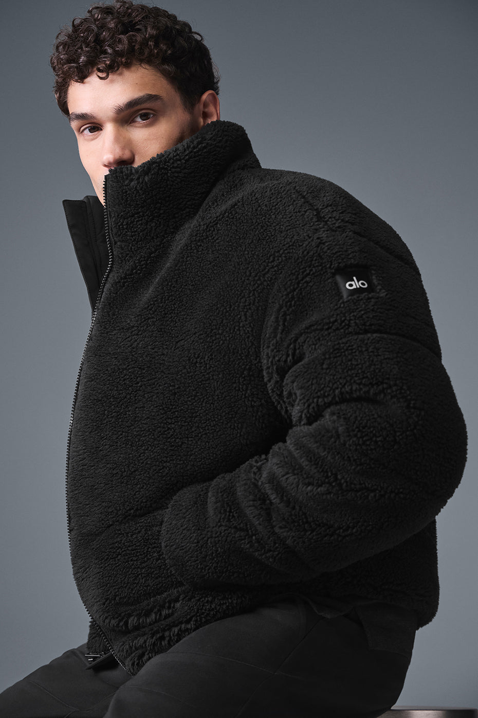 Sherpa Stage Puffer - Black--2