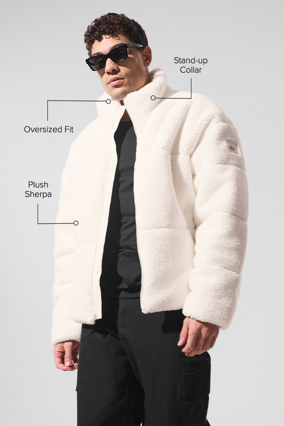 Sherpa Stage Puffer - Ivory--1