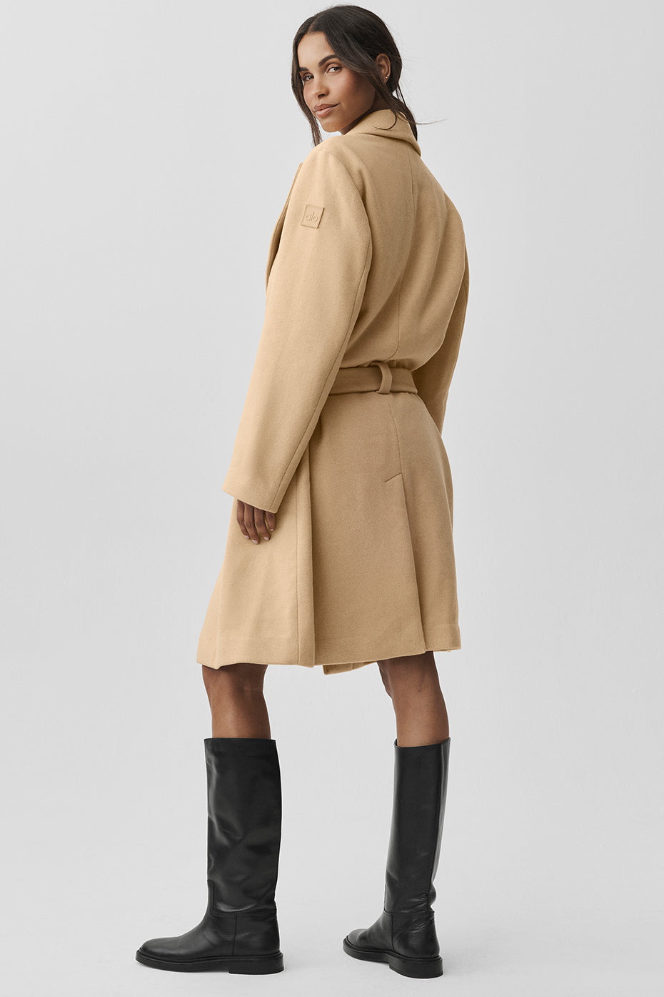 Wool Gameday Overcoat - Camel--1