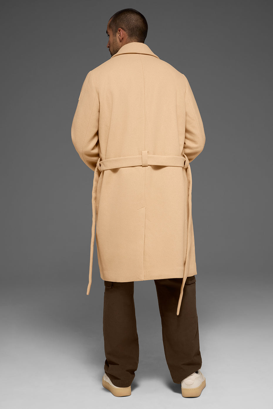 Wool Gameday Overcoat - Camel--1
