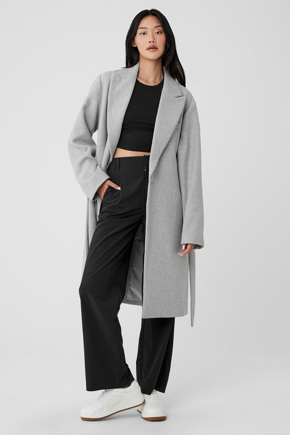 Wool Gameday Overcoat - Athletic Heather Grey--0