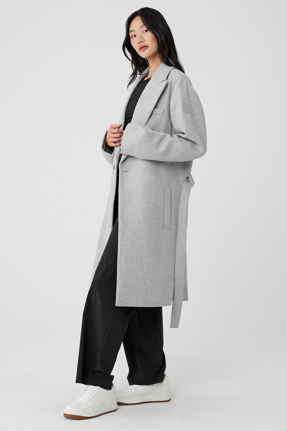 Wool Gameday Overcoat - Athletic Heather Grey--2