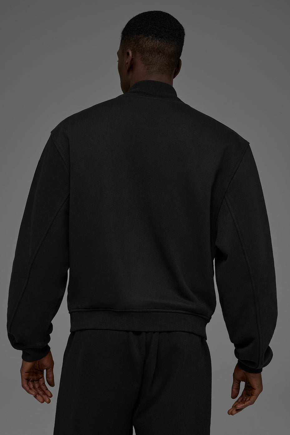 Renown Varsity Jacket - Black--2