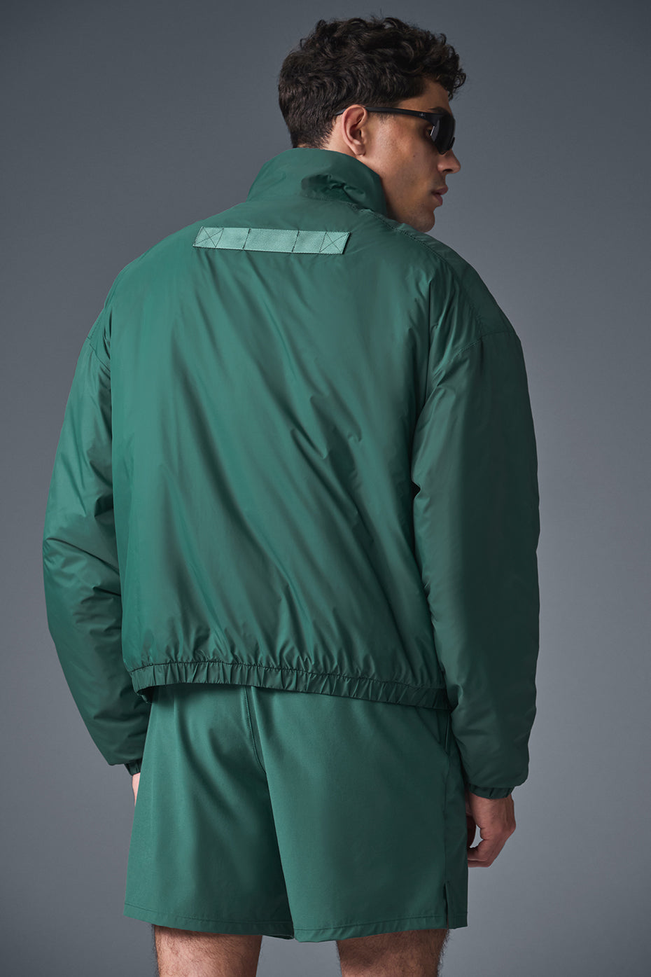 Latitude Light Weight 1/2 Zip Pullover Jacket - Winter Ivy--1