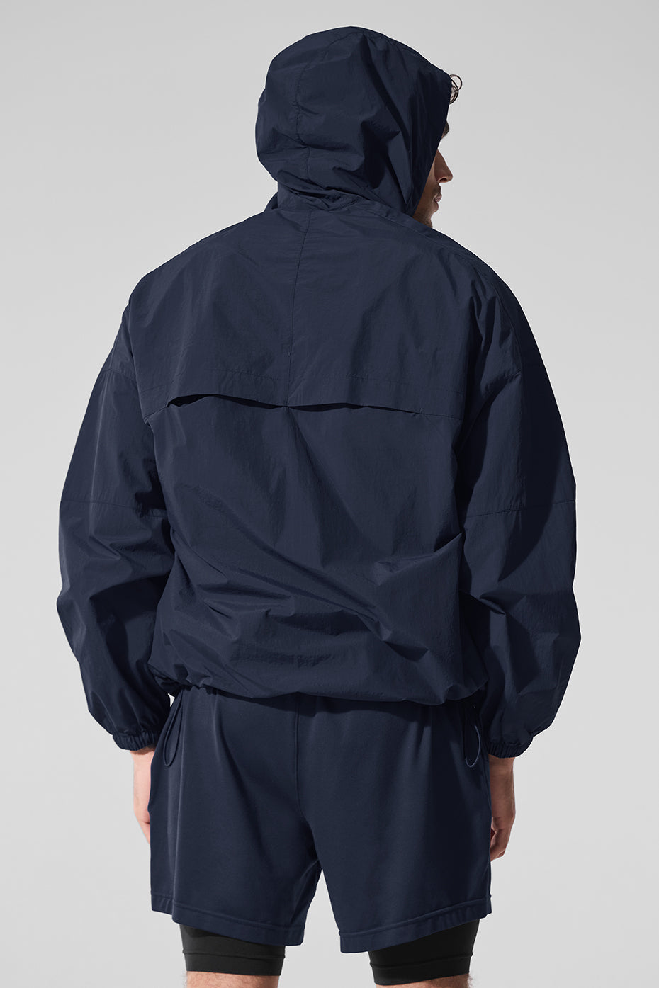 Vantage Nylon Ripstop Track Jacket - Navy--1