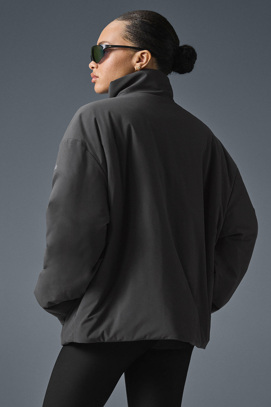 Stretch Woven Notable Jacket - Anthracite--1
