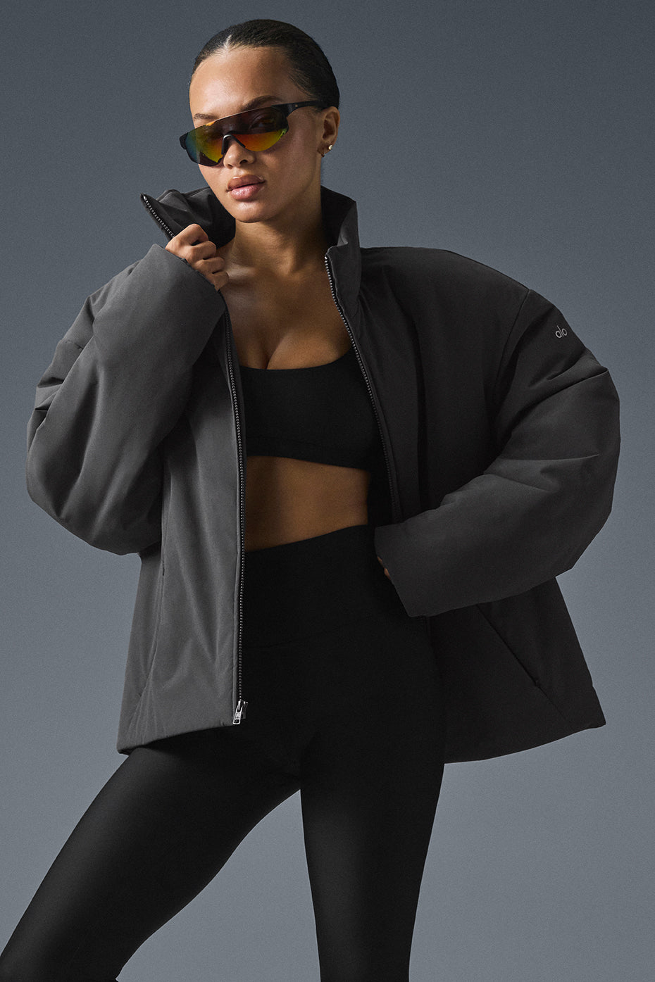 Stretch Woven Notable Jacket - Anthracite--6