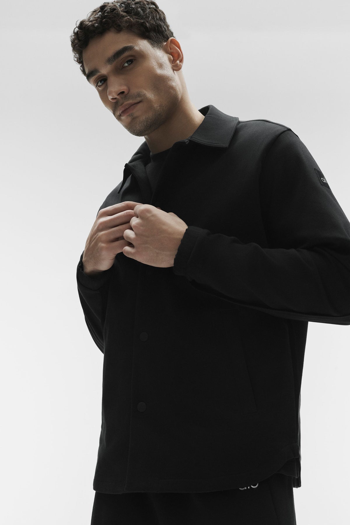 Edition Sueded Jacket - Black--2
