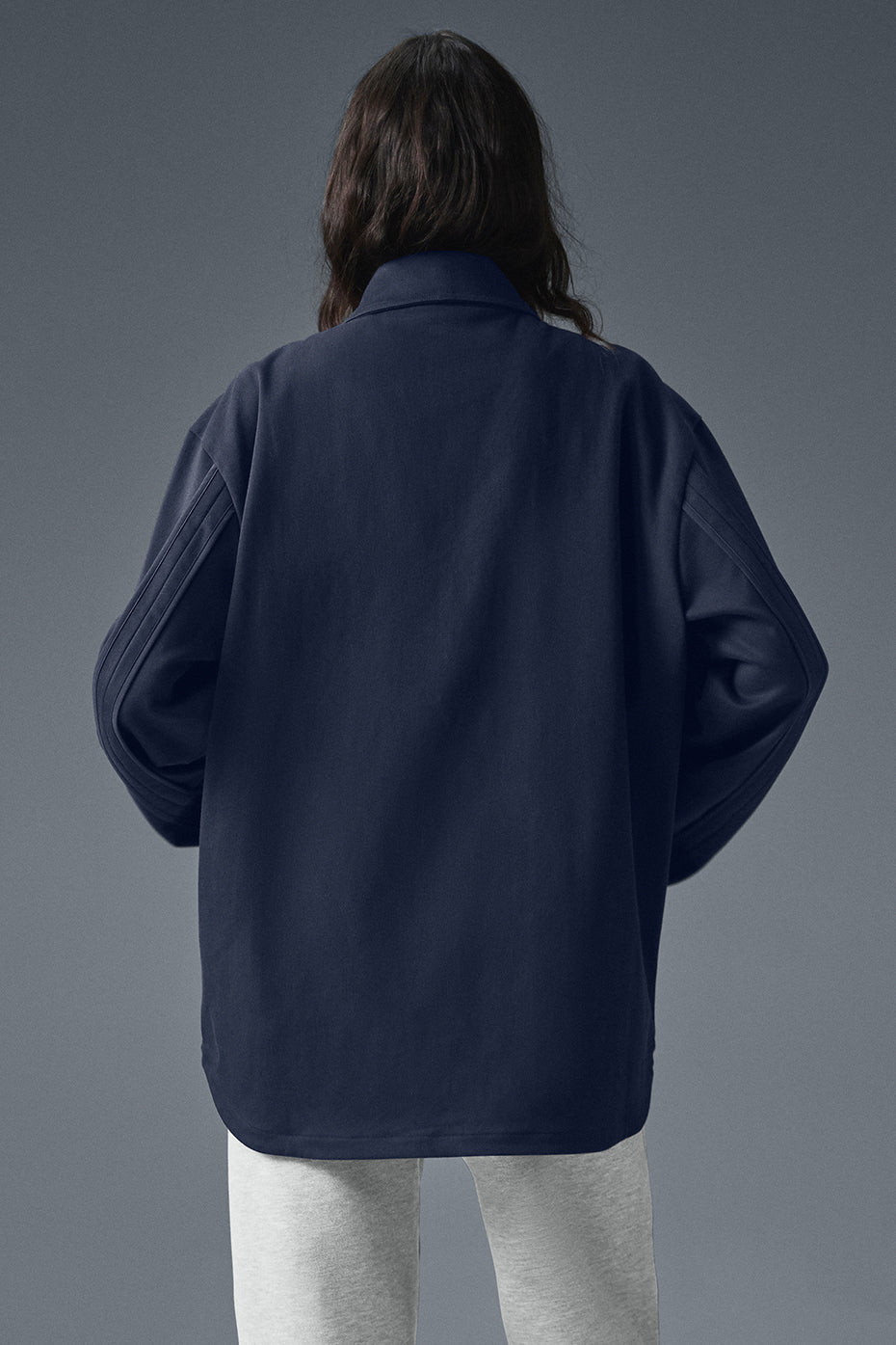 Edition Sueded Jacket - Navy--1