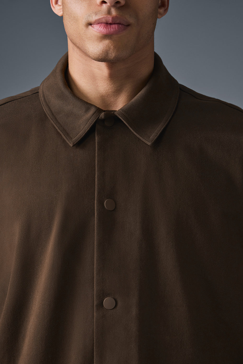 Edition Sueded Jacket - Espresso--3