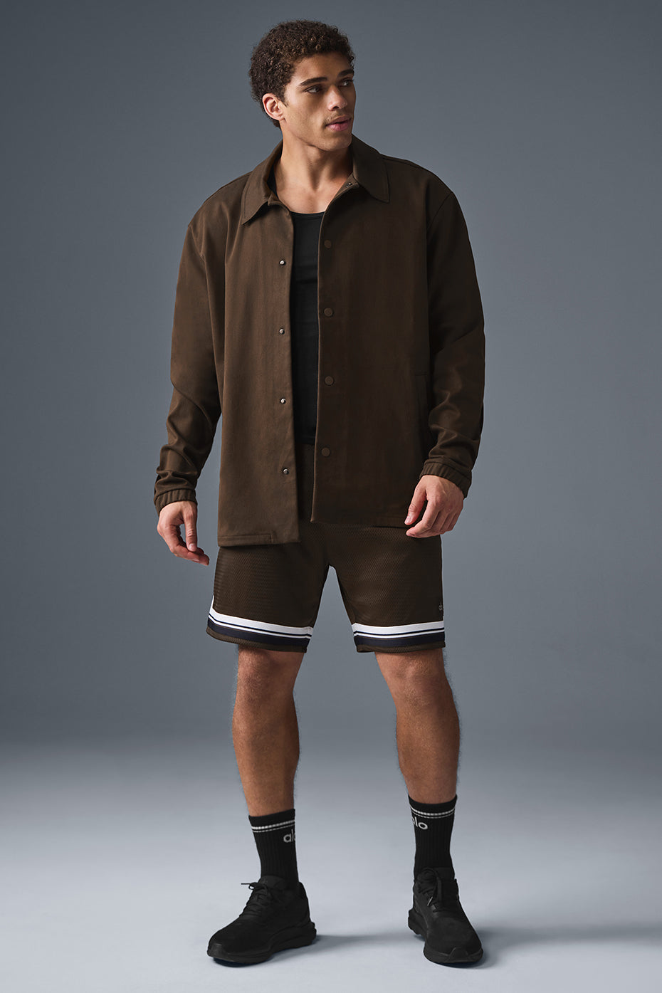 Edition Sueded Jacket - Espresso--4