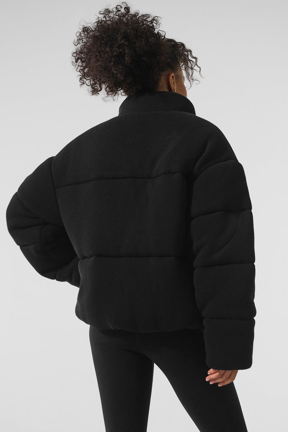 Stage Sweater Puffer - Black--3