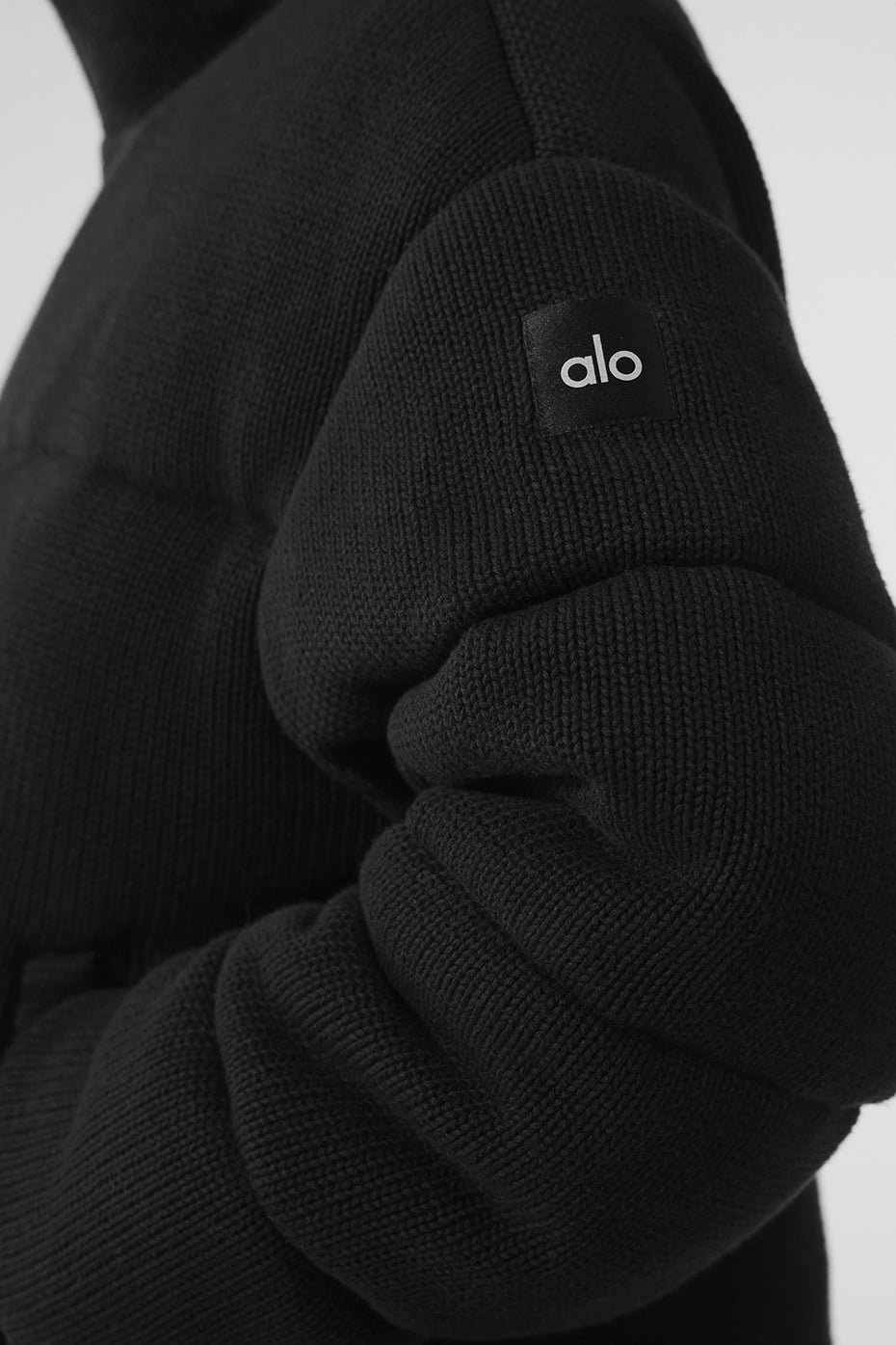 Stage Sweater Puffer - Black--2