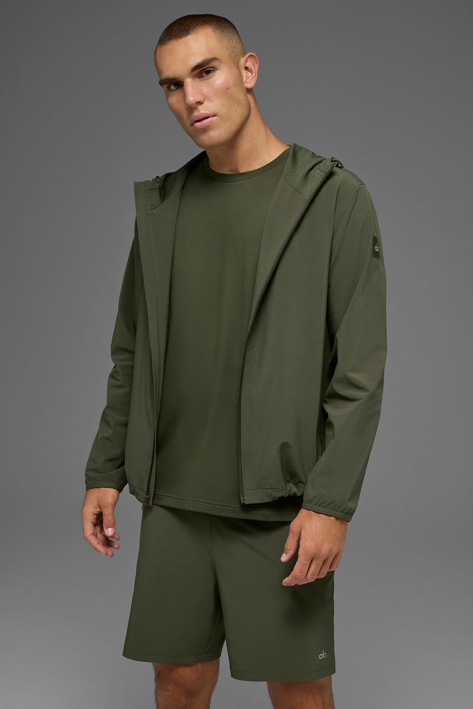 Performance On-The-Go Jacket - Green Olive--3