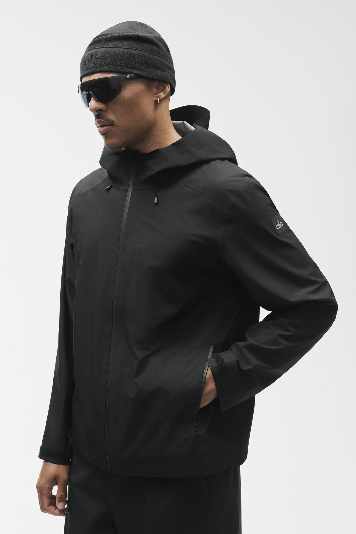 Alpha Shell Jacket - Black--3