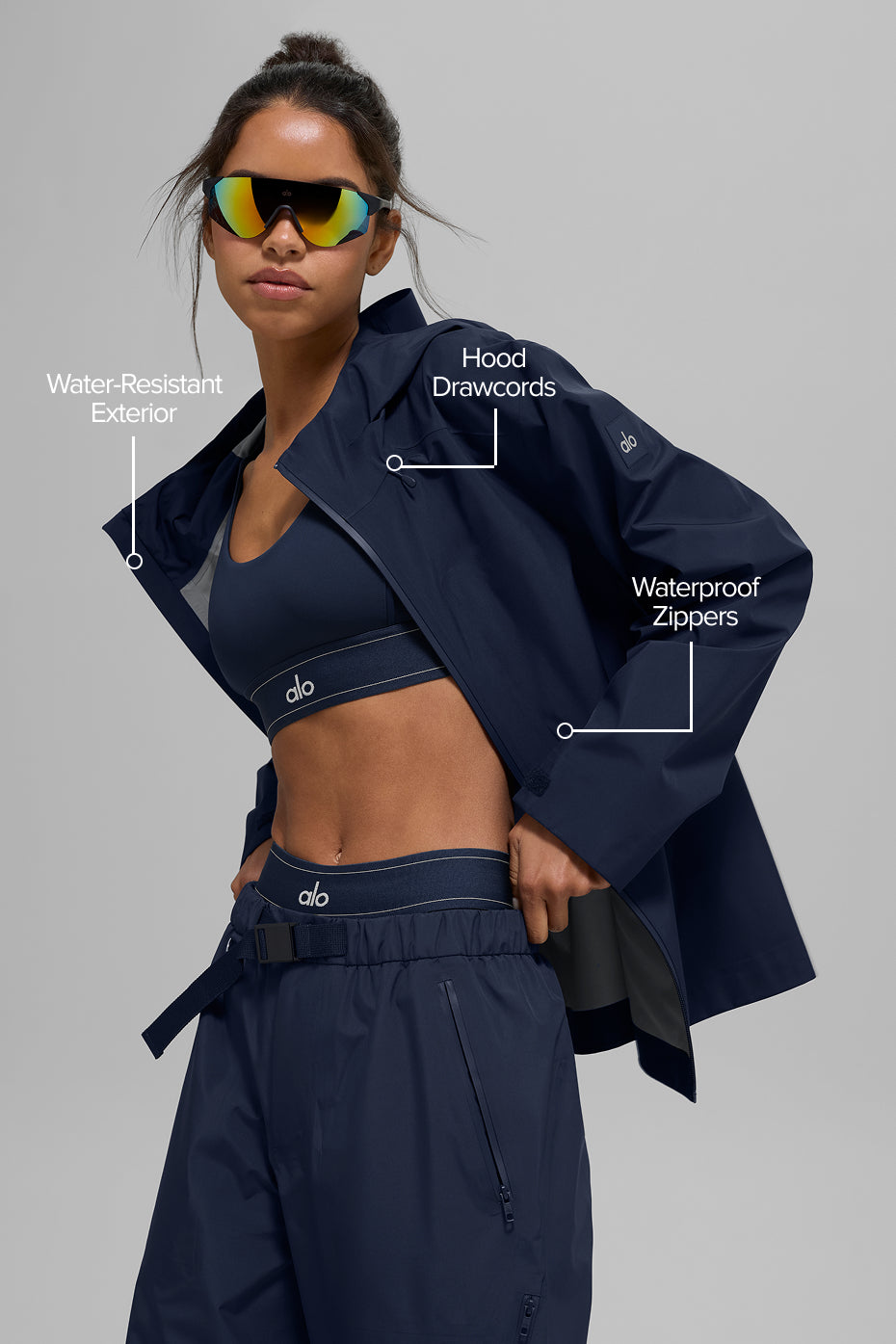 Alpha Shell Jacket - Navy--1