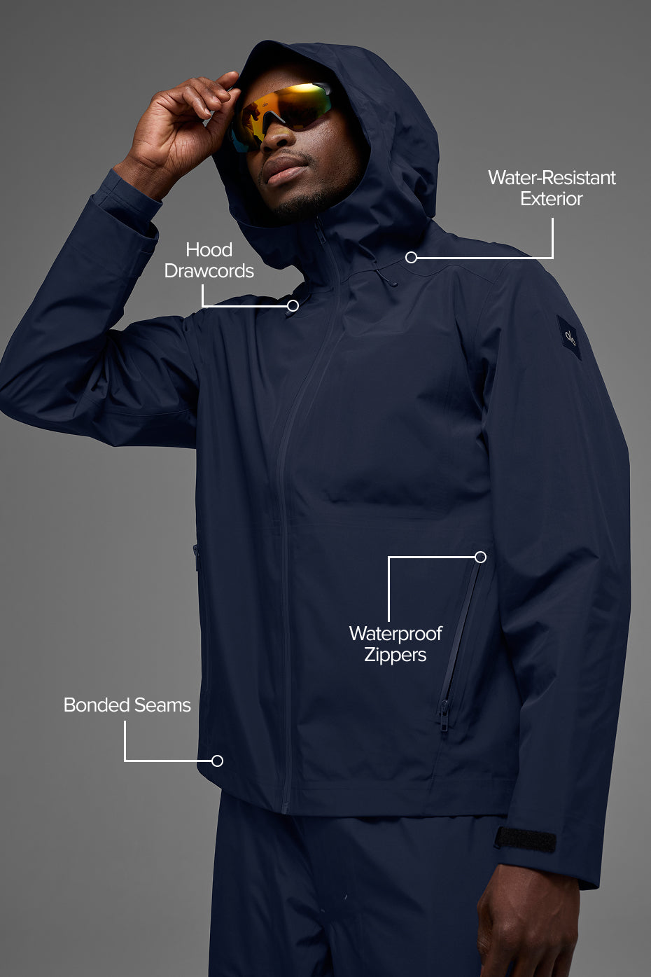 Alpha Shell Jacket - Navy--1
