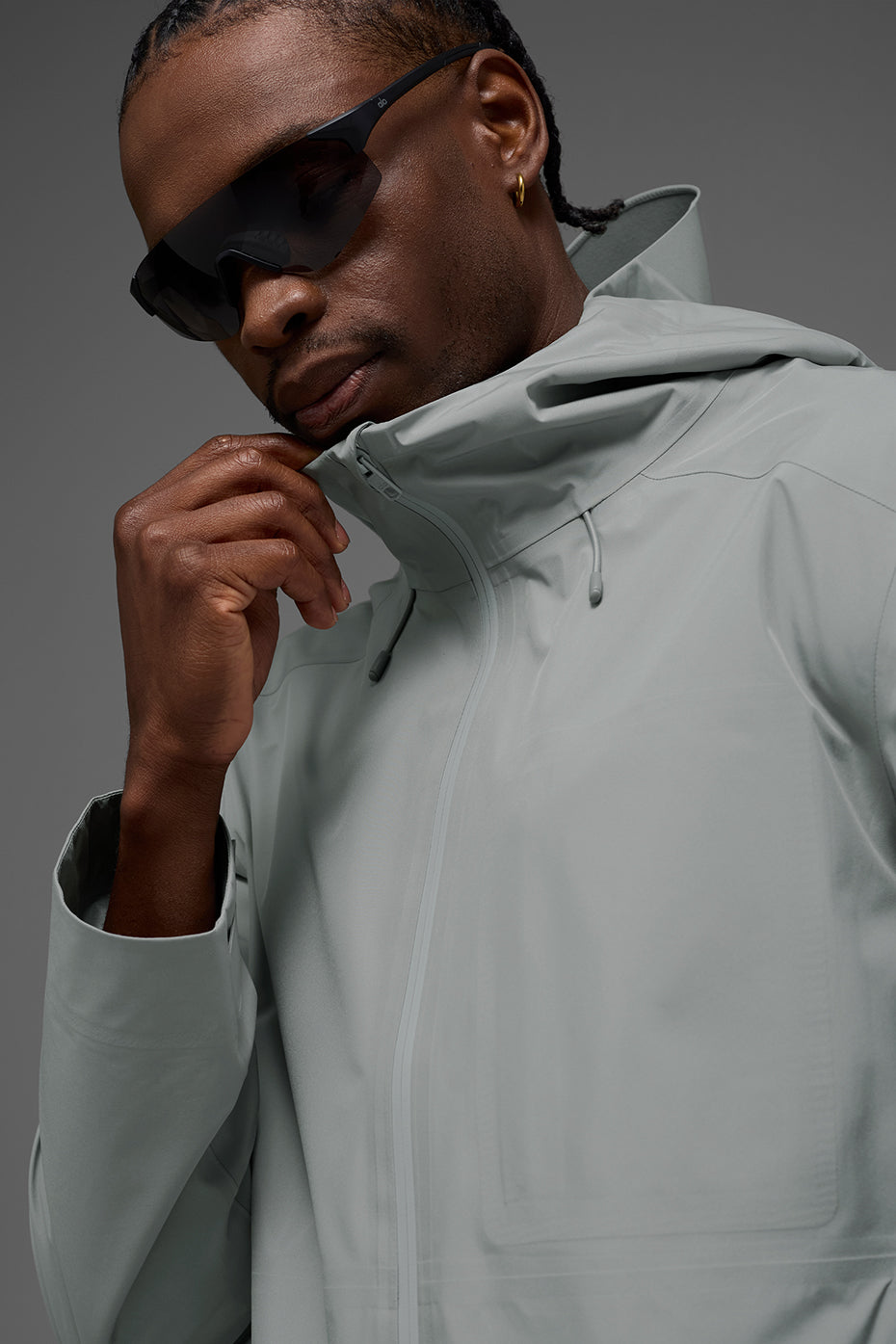 Alpha Shell Jacket - Lunar Grey--3