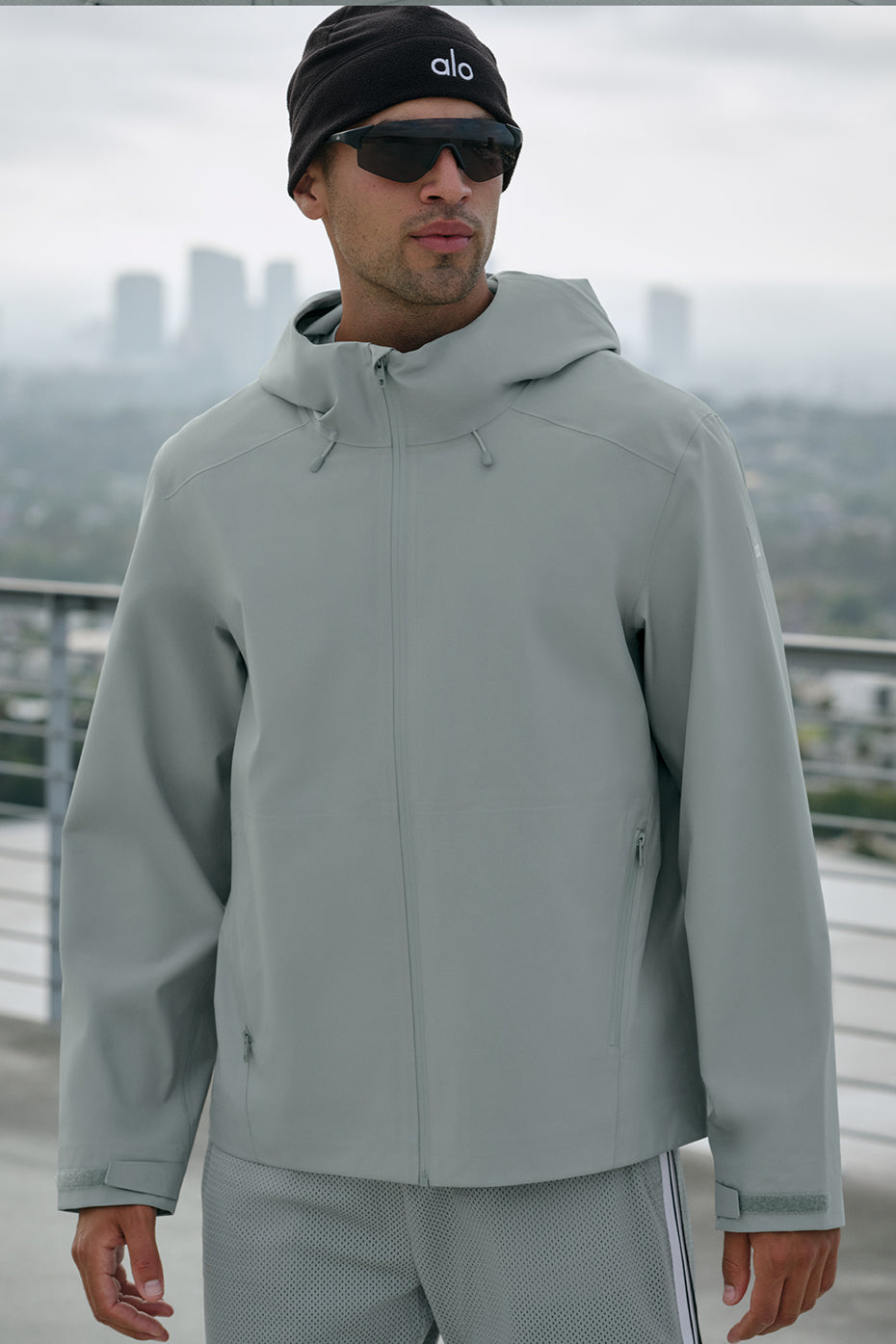Alpha Shell Jacket - Lunar Grey--0