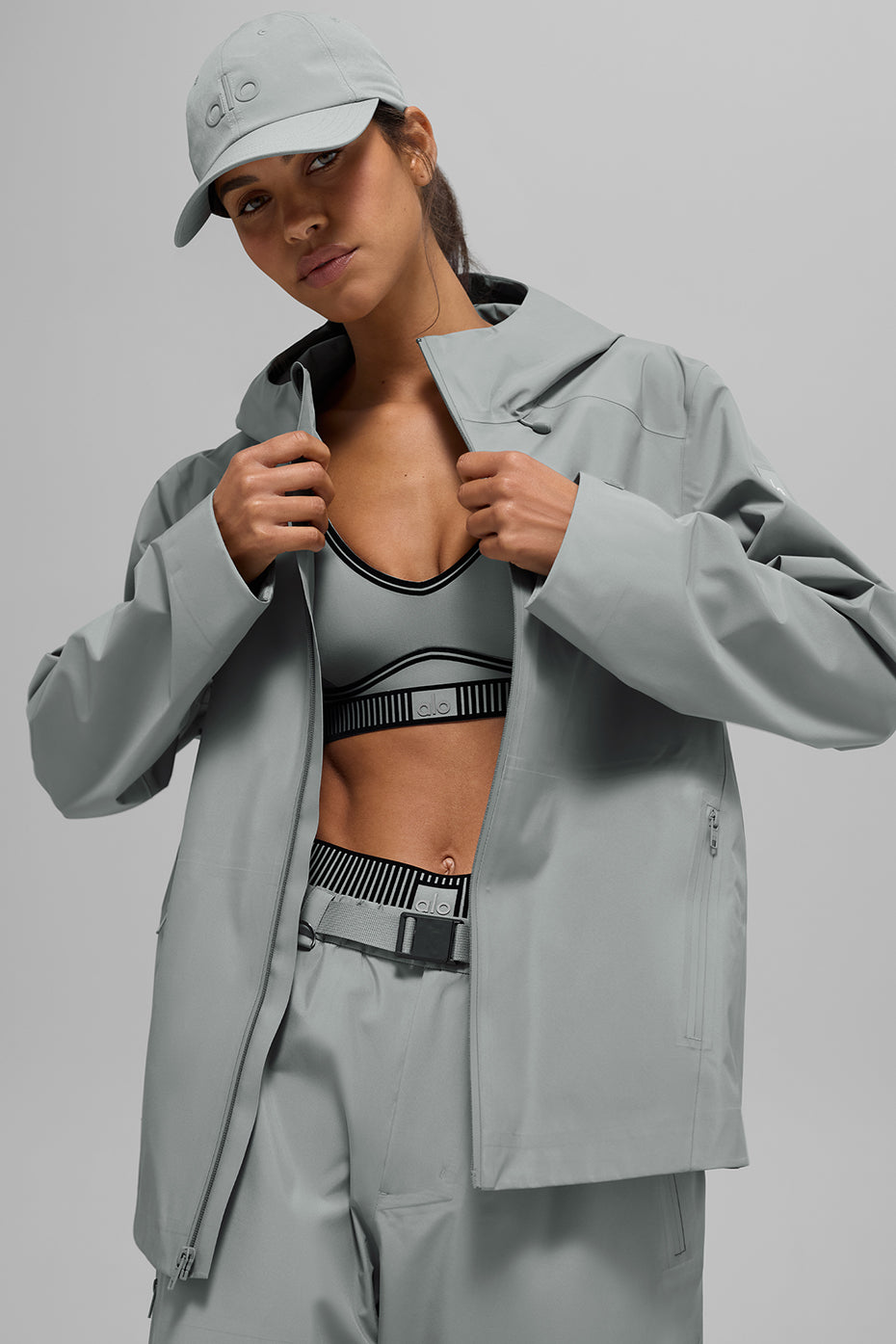 Alpha Shell Jacket - Lunar Grey--0
