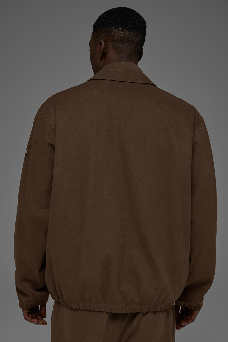 Cotton Canvas Coaches Jacket - Espresso--2